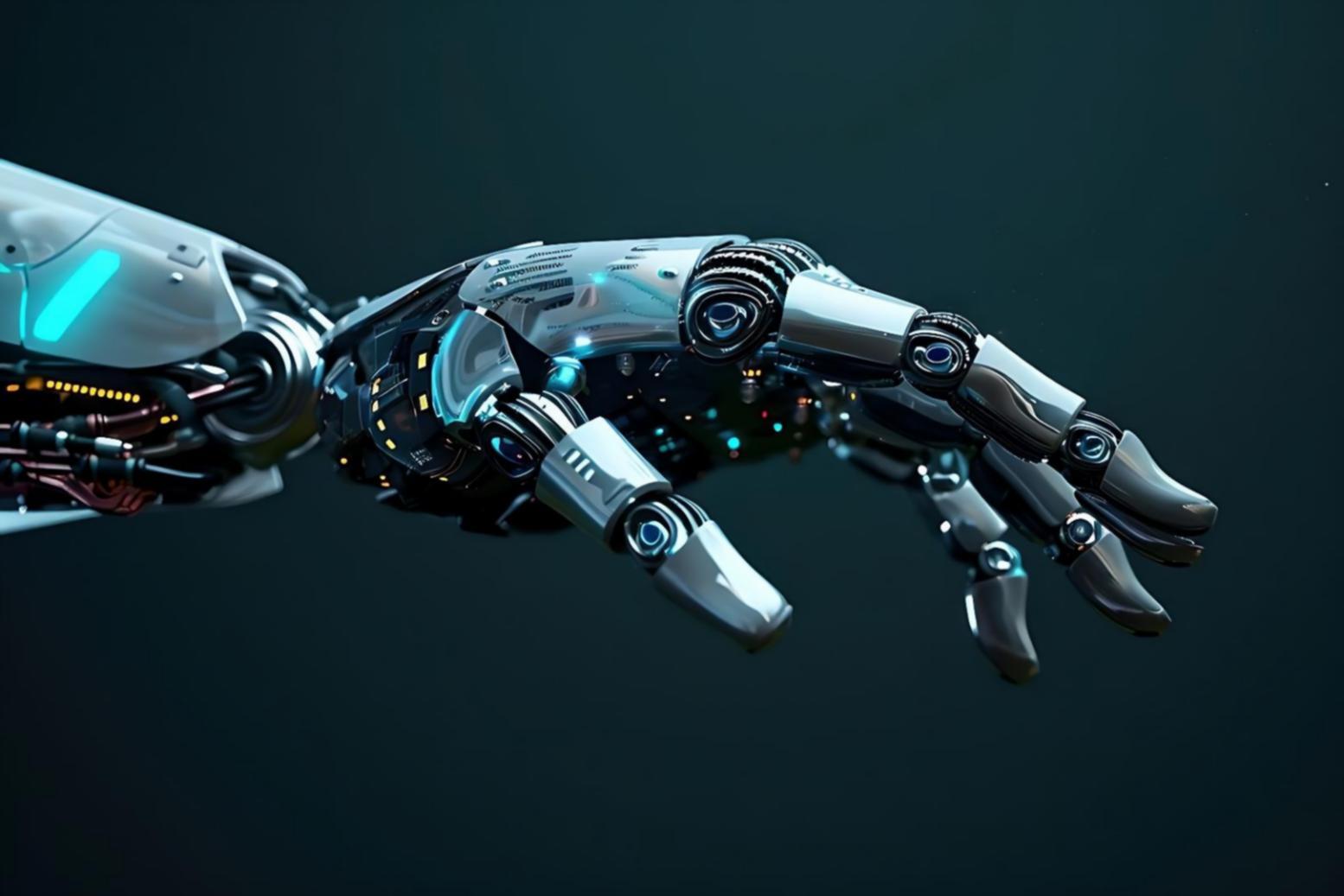 Teilnehmende arbeiten gemeinsam an einem Robotik-Projekt während einer praktischen Lerneinheit